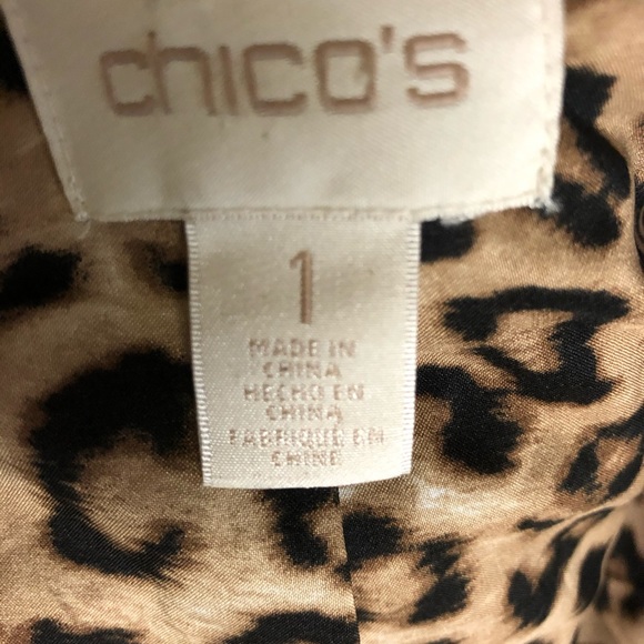 CHICO’S ORANGE COAT SIZE 1 - Picture 2 of 5